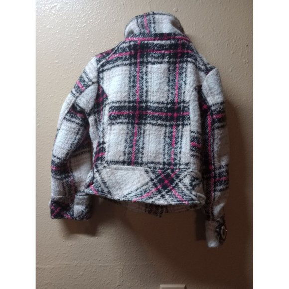 DX-Girls vintage wool blend jacket coat large button size m5-6 - Picture 2 of 15